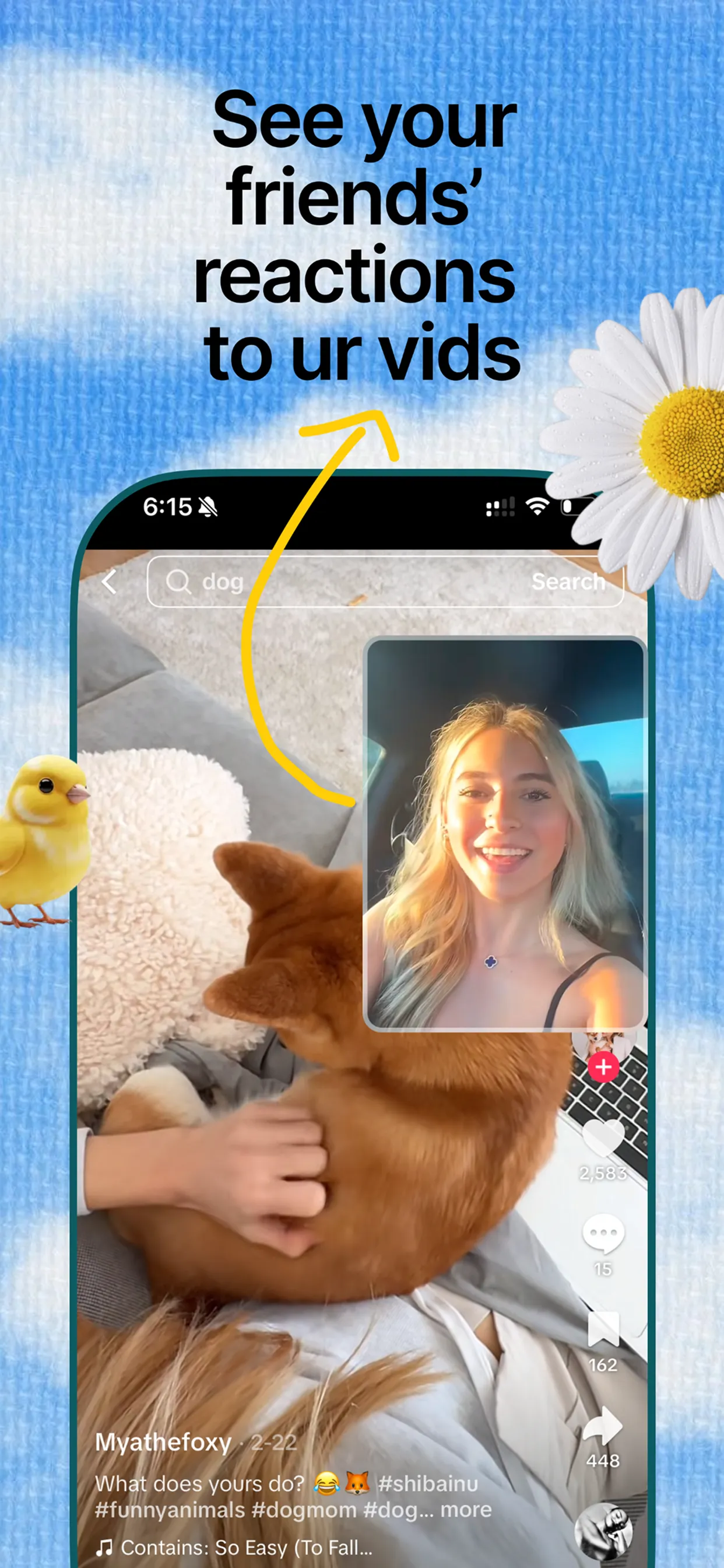 See your friends' live reactions to videos and memes on Wobble